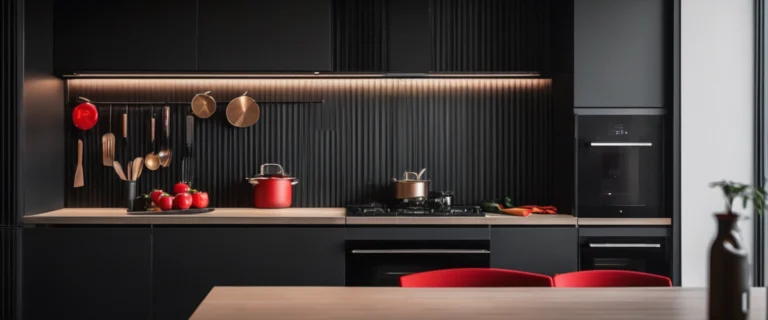 Pourquoi associer rouge et noir en cuisine crée une ambiance de caractère